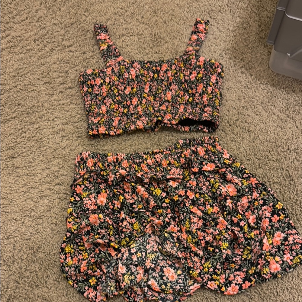 Floral Two-Piece Set